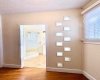 Feature wall primary bedroom