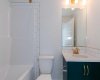 One of the two upper-level bathrooms, perfect for family and guests!
