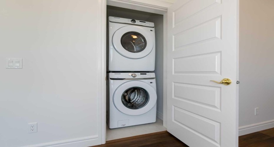 In-suite laundry adds to your everyday convenience