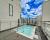 Rooftop hot tub