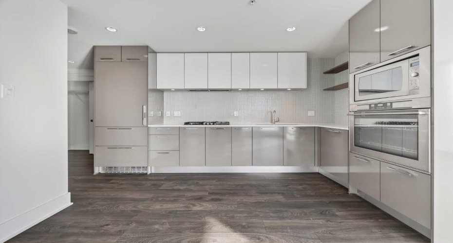 Sleek kitchen