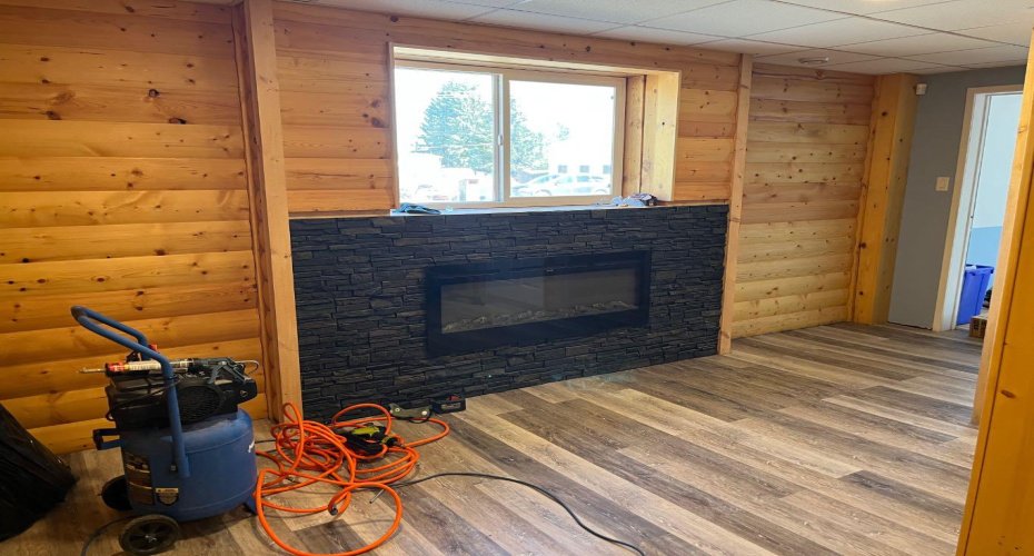 new fireplace