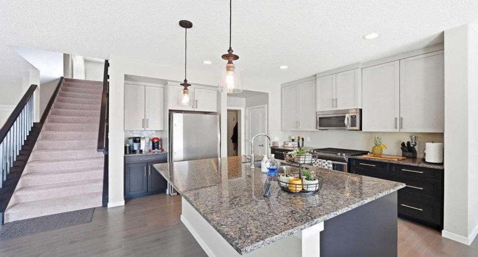 kitchen to mud room and upstairs