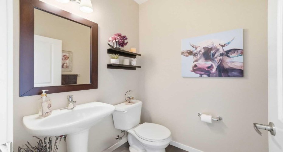 half bath main floor