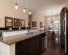 Quartz countertops and quality cabinetry