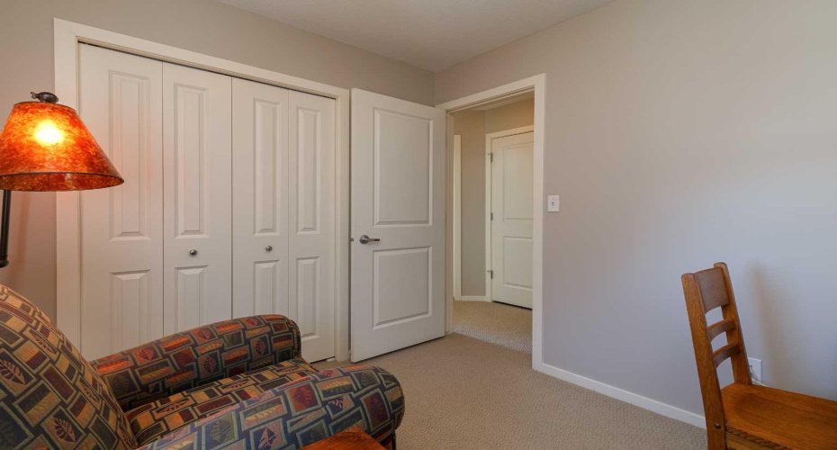 2nd bedroom pictured here as a Den