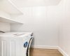 In-suite laundry closet