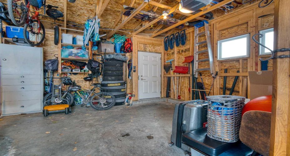Lots of Extra Storage Space in the Garage