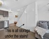 TONS of Storage under the Stairs!