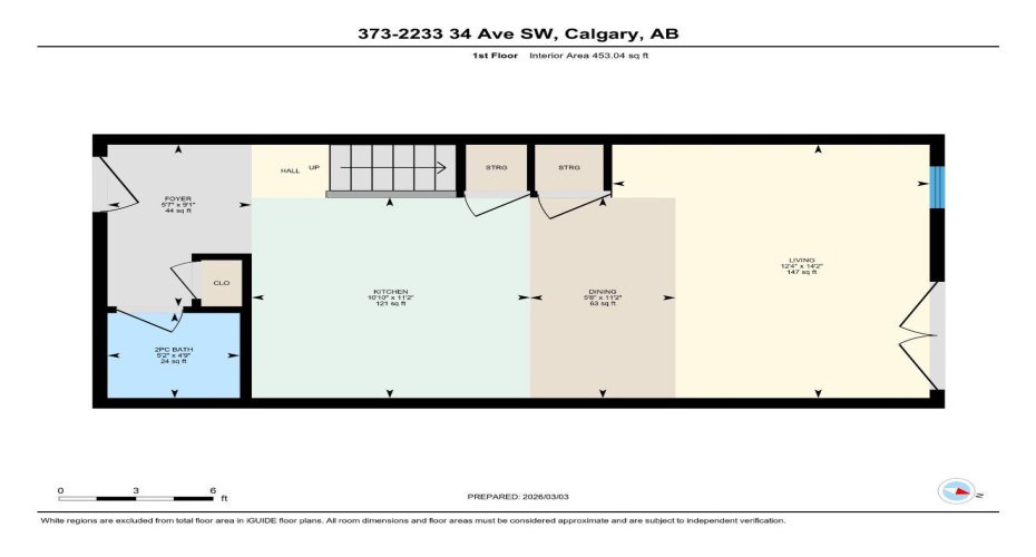 2233 34 Avenue, Calgary, Alberta T2T 6N2, 1 Bedroom Bedrooms, ,2 BathroomsBathrooms,Residential,For Sale,34,A2286752