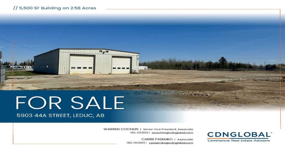 5903 44A Street, Leduc, Alberta T9E 7B8, ,Commercial,For Sale,44A,A2291024