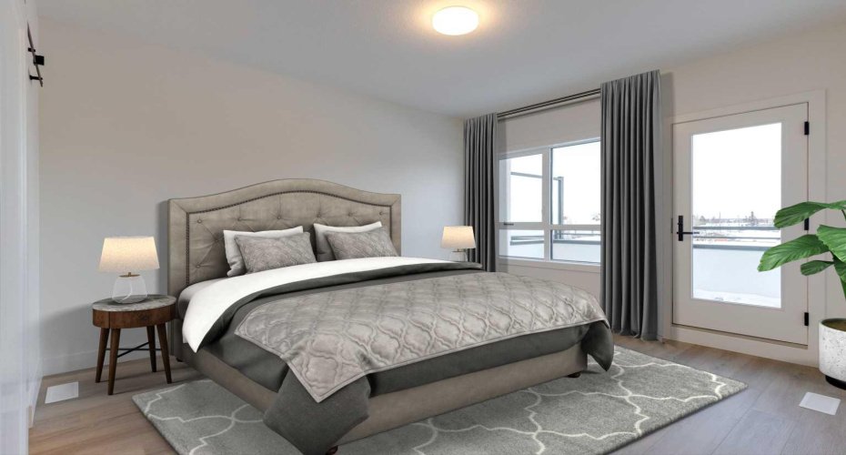 Primary Bedroom with Virtual Staging