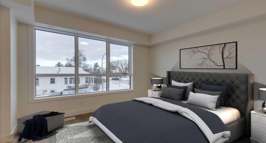Bedroom #2 with Virtual Staging