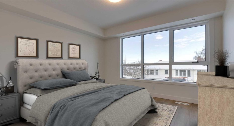 Bedroom #2 with Virtual Staging