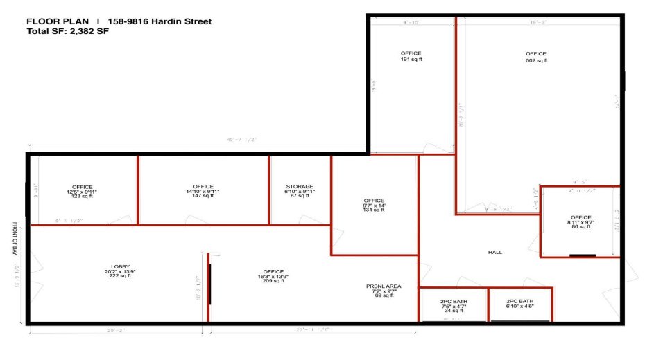9612 Franklin Avenue, Fort McMurray, Alberta T9H 2J9, ,Commercial,For Lease,Franklin,A2290830