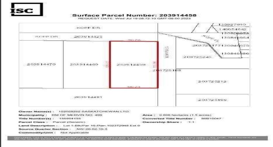 1 Kopp Drive, Turtle Lake, Saskatchewan S0M2Y0, 1 Bedroom Bedrooms, ,Residential,For Sale,Kopp,A2290991