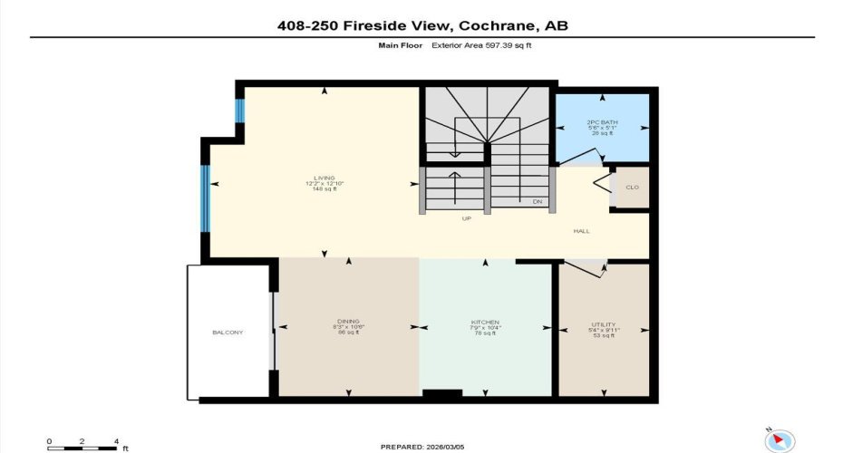 250 Fireside View, Cochrane, Alberta T4C 2M2, 2 Bedrooms Bedrooms, ,2 BathroomsBathrooms,Residential,For Sale,Fireside,A2291408