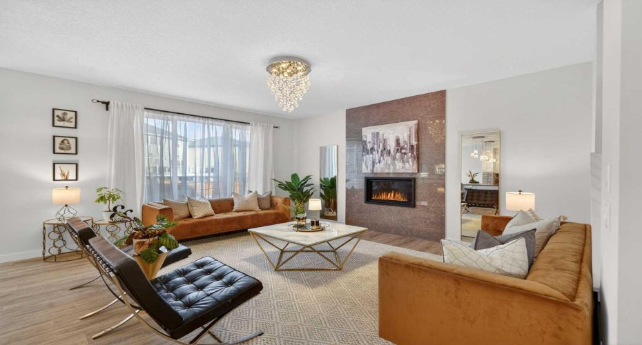 Large Living/ entertainment area