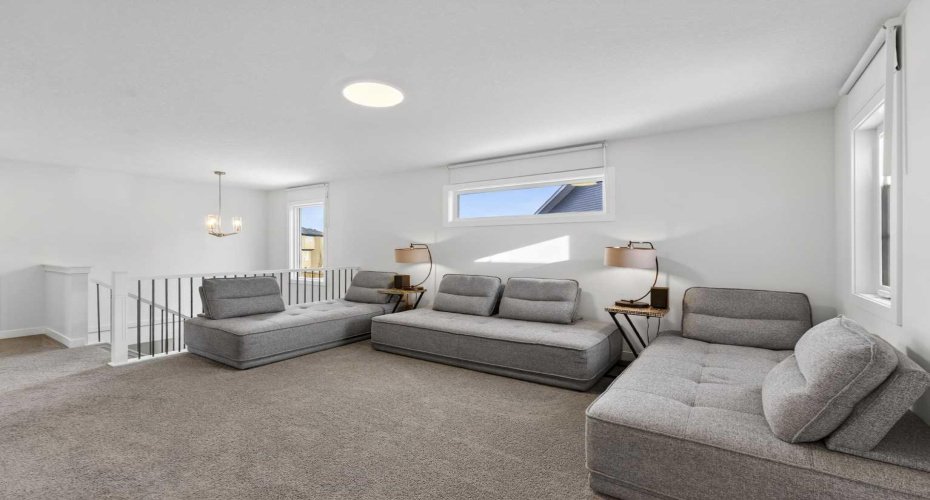 Upper floor large Family room/ Loft with tons of natural light and windows