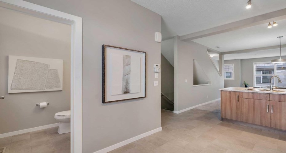 High ceilings and large windows