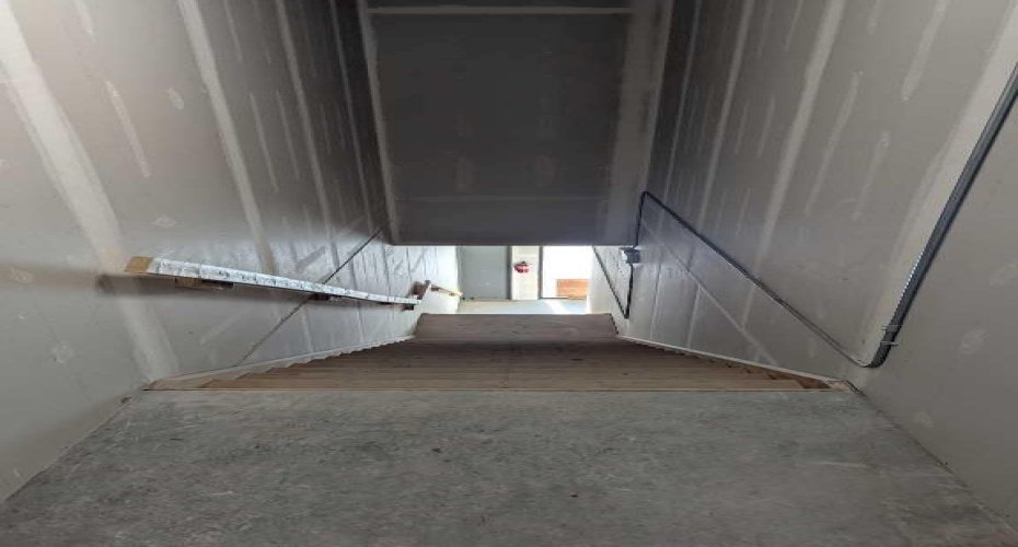 Upper level stairwell