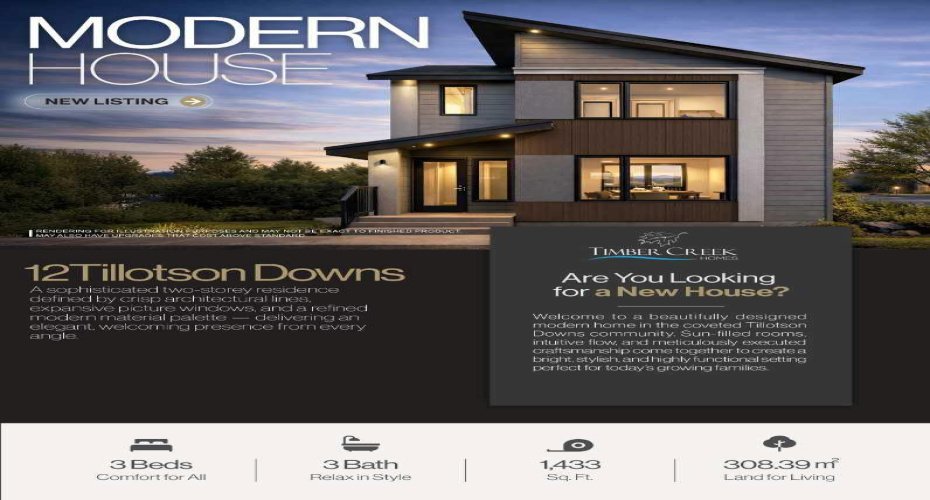 12 Tillotson Downs, Okotoks, Alberta T1S 4Z5, 3 Bedrooms Bedrooms, ,3 BathroomsBathrooms,Residential,For Sale,Tillotson,A2292428