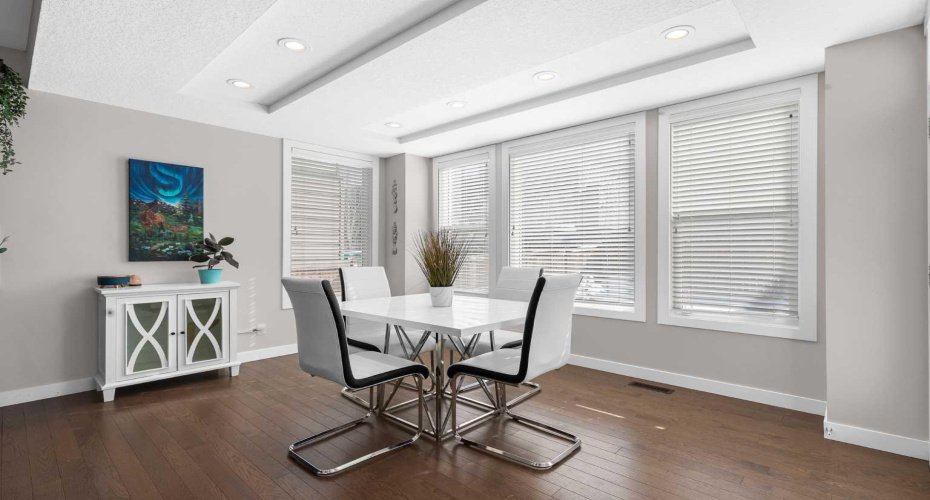 Loads of windows flooding the main living area with light