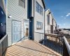 Pressure Treated Deck with Black railings