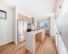 2 Toned Kitchen Cabinets and Island