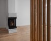 Fireplace with Custom Wood Detailing