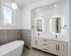 Primary Ensuite with Tub and W/I Shower
