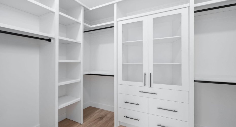 Custom Walk-in Closet with Built-ins