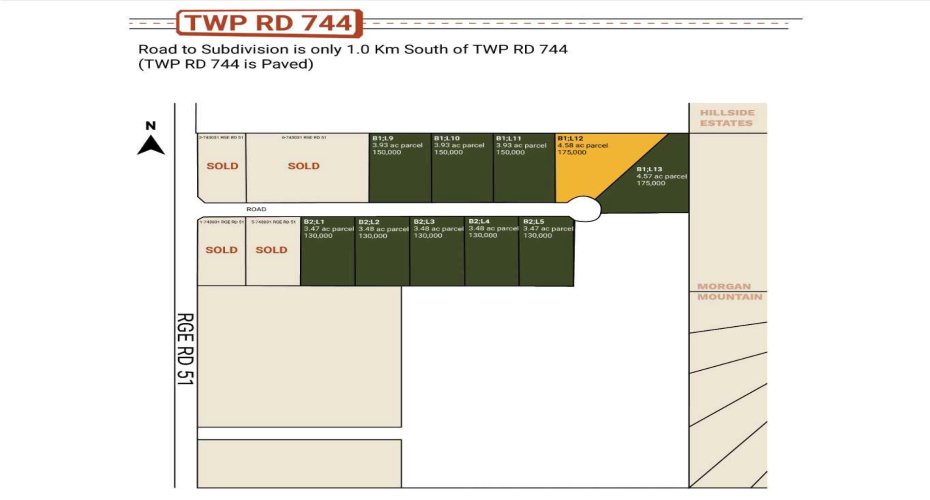 B2, L 1 Pt: SW-24-74-5-W RGE RD 51, Rural Grande Prairie No. 1, County of, Alberta T0H 3C0, ,Land,For Sale,RGE RD 51,A2291459