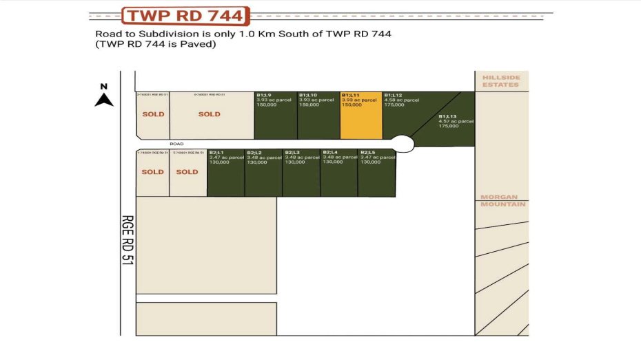B2, L 1 Pt: SW-24-74-5-W RGE RD 51, Rural Grande Prairie No. 1, County of, Alberta T0H 3C0, ,Land,For Sale,RGE RD 51,A2291459