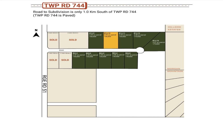 B2, L 1 Pt: SW-24-74-5-W RGE RD 51, Rural Grande Prairie No. 1, County of, Alberta T0H 3C0, ,Land,For Sale,RGE RD 51,A2291459