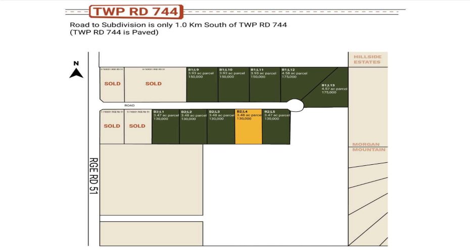 B2, L 1 Pt: SW-24-74-5-W RGE RD 51, Rural Grande Prairie No. 1, County of, Alberta T0H 3C0, ,Land,For Sale,RGE RD 51,A2291459