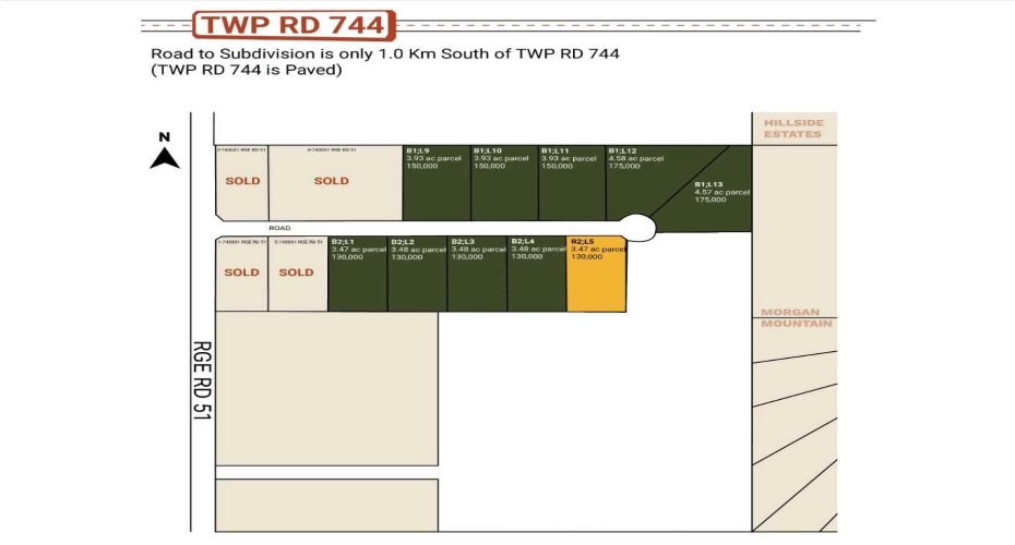 B2, L 1 Pt: SW-24-74-5-W RGE RD 51, Rural Grande Prairie No. 1, County of, Alberta T0H 3C0, ,Land,For Sale,RGE RD 51,A2291459
