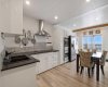 Full eat-in kitchen.