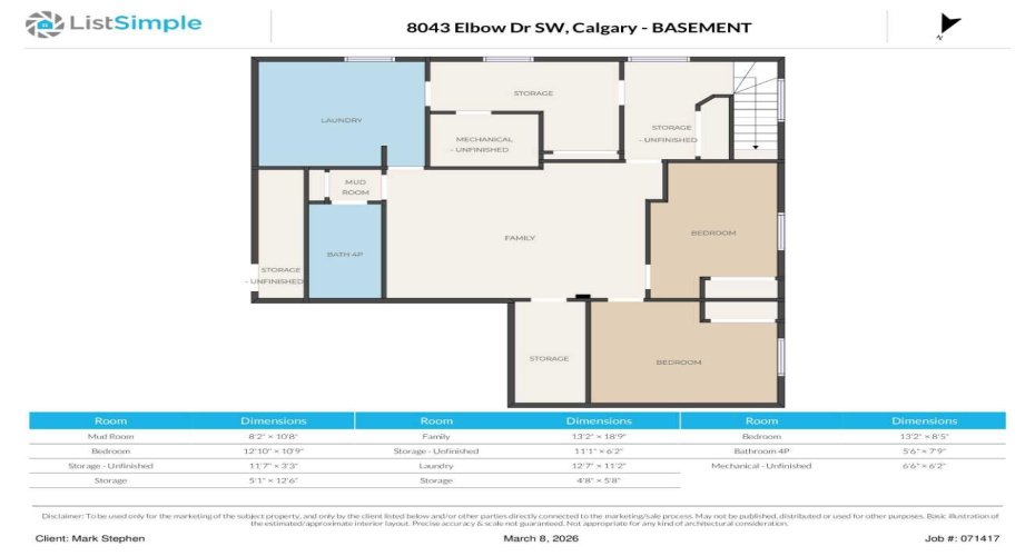 8043 Elbow Drive, Calgary, Alberta T2V 1K5, 5 Bedrooms Bedrooms, ,3 BathroomsBathrooms,Residential,For Sale,Elbow,A2291798