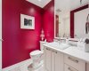 Upgraded 3 pce main bathroom.
