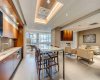 Social lounge with kitchen.
