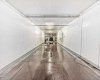 Underground car wash bay.