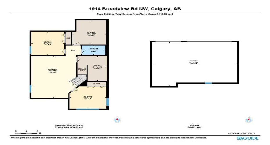 1914 Broadview Road, Calgary, Alberta T2N 3h7, 5 Bedrooms Bedrooms, ,4 BathroomsBathrooms,Residential,For Sale,Broadview,A2292394