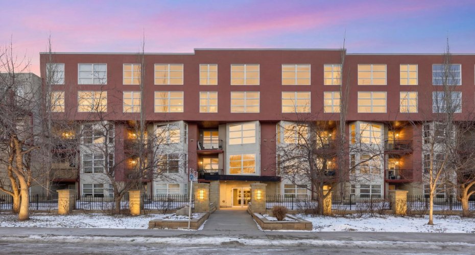 Front of the building