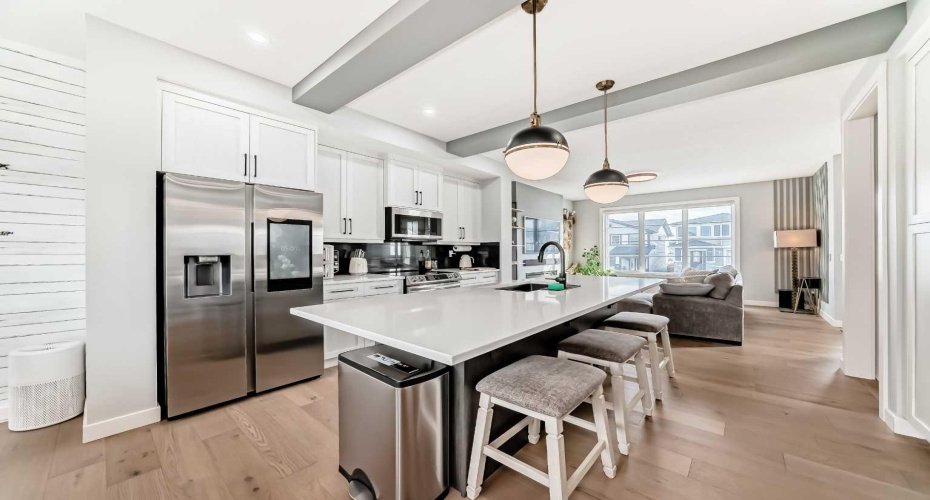 Upgraded appliances including smart fridge