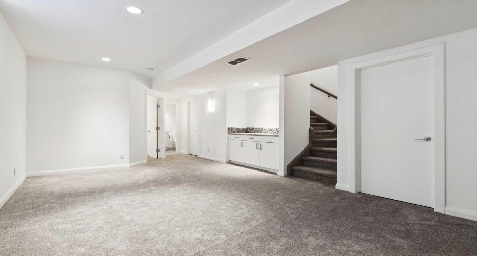 Alternate view of basement recreation room