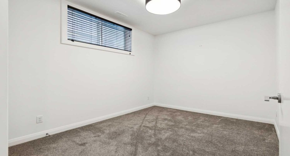 Basement bedroom