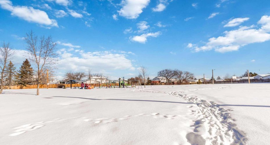 Backing green space and park