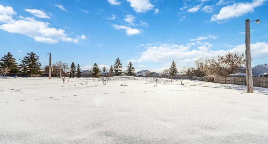 Backing green space and park