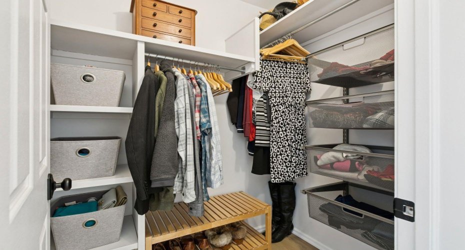 Primary walk-in closet